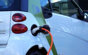 Electric-car-being-charged