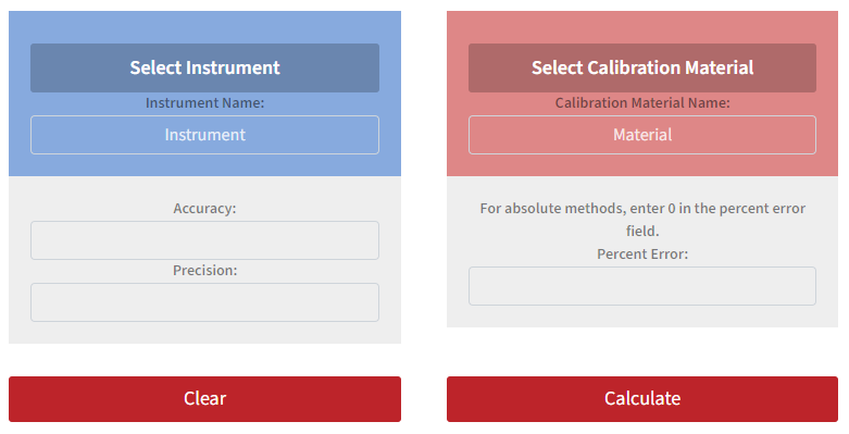 Uncertainty Calculator for Thermal Conductivity Instruments